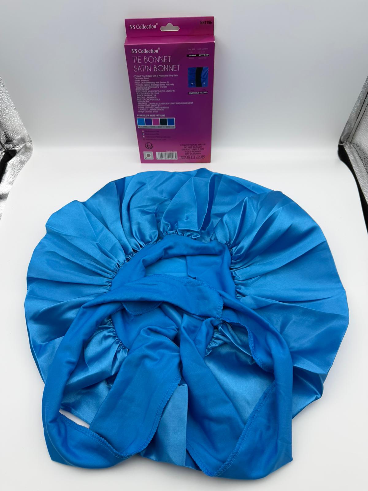 Reversible Silky Satin Tie Bonnet – Moisture-Lock Sleep Cap