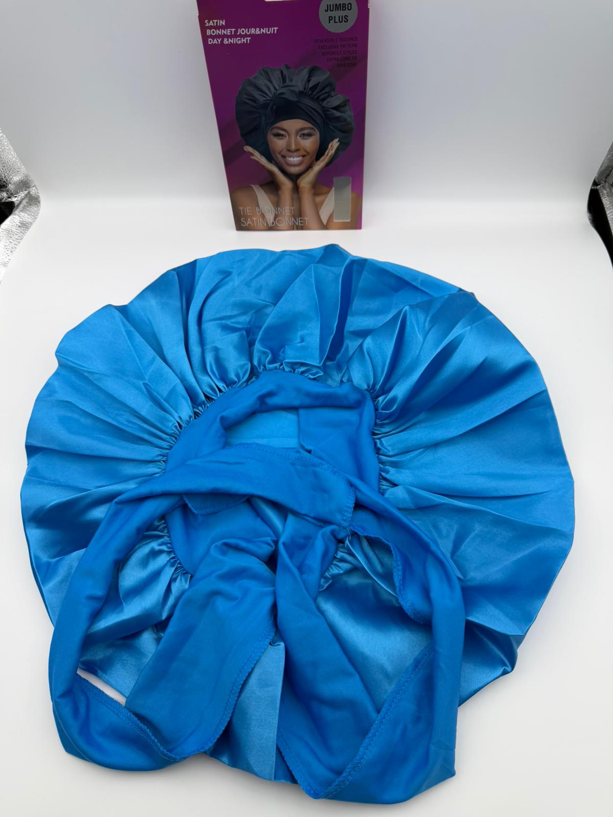 Reversible Silky Satin Tie Bonnet – Moisture-Lock Sleep Cap