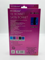Reversible Silky Satin Tie Bonnet – Moisture-Lock Sleep Cap