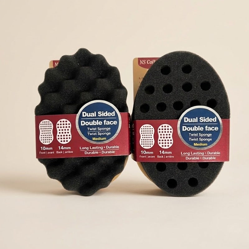 Dual-Sided Hair Twist Sponge