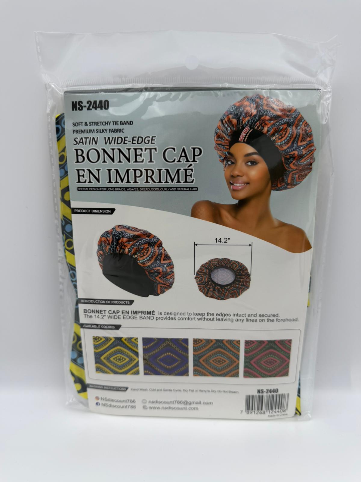 Premium Satin-Lined Ankara Print Hair Bonnet