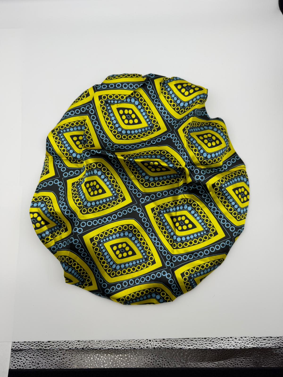 Premium Satin-Lined Ankara Print Hair Bonnet